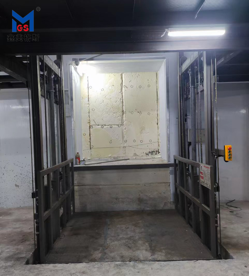 綿陽三臺縣旱鴨子凍制品安裝的導(dǎo)軌式升降機(jī)